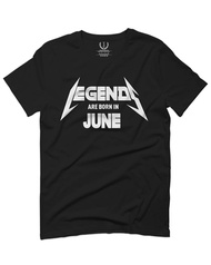 Birthday Gift Legends are Born in June for Men T Shirt