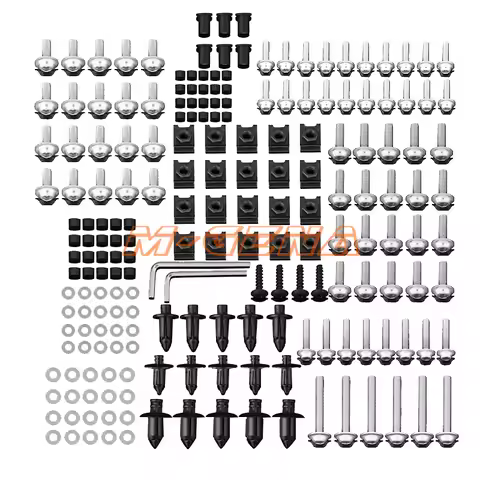 186 PCS Motorcycle Accessories Aluminum Fairing Bolt Screws Kit Fit For BMW R1200S R1200ST R1150RT F