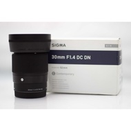 (Used 99%) Sigma 30mm f/1.4 DC DN Contemporary Lens (Sony E mount)