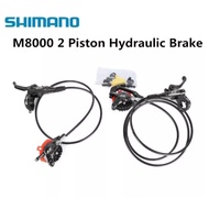 Shimano Deore XT M8000 Hydraulic Brake Set Ice Tech Cooling Pads Front And Rear For MTB Mountain Bik