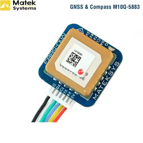 Matek Systems M10Q-5883 72 Channel SAM-M10Q GPS & QMC5883L Digital AirSpeed 4~9V With Compass Module