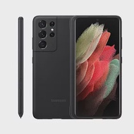 SAMSUNG Galaxy S21 Ultra 5G 原廠矽膠薄型背蓋黑_附S Pen(台灣公司貨) 黑色