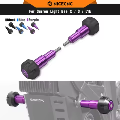 NICECNC For Surron Light Bee X S L1E Frame Sliders Crash Protector For Segway X160 X260 Electric Dir