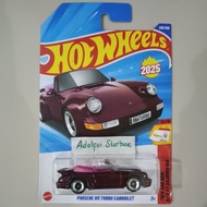 Hotwheels hot wheels porsche 911 turbo cabriolet then and now hier et aujourd'hui 2025 open cap conv