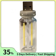 USB Car Interior Atmosphere Lights Plug-in USB Mini LED Bulb Lamps for Bedroom, Nursery, Car,