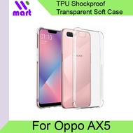 OPPO AX5 Transparent Case Soft Shockproof / Back Cover 4-corners bumper airbags wmart