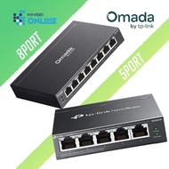 TP-LINK OMADA 5-PORT/8PORT  GIGABIT EASY MANAGED SWITCH WITH 4 /8 PORT  POE+(ES205GP/ES208GP)