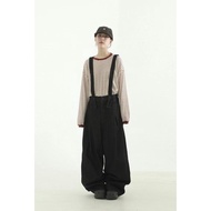 halo Selection 2 Korea FARMERS MARKET Button Suspenders Trousers Men Women Unisex 2 Colors