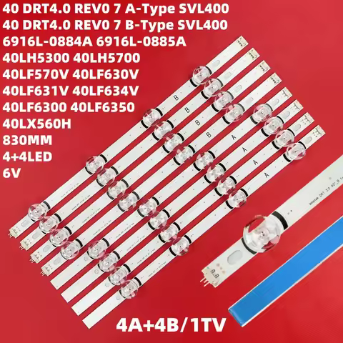 LED Backlight strip For 40LF630V SVL400 HC400DUN-VCKN1-211X VCKN5-214X 40LH5300 INNOTEK DRT 4.0 3.0 