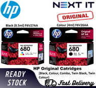 [READY STOCK] HP 680 INK ORIGINAL BLACK &amp; COLOUR PRINTER CARTRIDGES