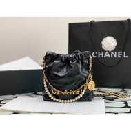 Chanel Latest mini 22bag mini Shopping Bag Pearl Chain Bag