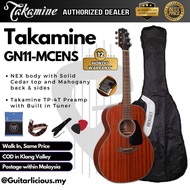 Takamine GN11MCENS Nex Body Full Mahogany Satin Acoustic Ekectric Guitar with TP-4T Pickup (GN11-MCE