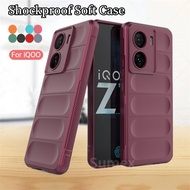 Shockproof Soft Phone Case for Vivo iQOO Z7 Z7X Z9X Z9 Turbo+ 5G Plain Silicone Back Cover for Vevo 