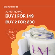 ♛☬Scented Candle In Glass Jar 120Ml (Soywax)