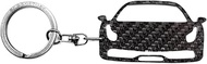 BlackStuff Carbon Fibre Keyring Compatible with 458 Speciale BS-1068, black, S