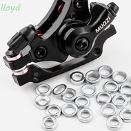LLOYD 2pcs M6 Disc Brake Spacer, Aluminum Alloy M6 Washer Disc Brake Caliper Gasket, Mounting Bolts 