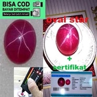 Ruby Red Stone 100 percent Original 6 Starnatural - ruby star