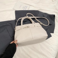 Halloween LEFTSIDE Retro Belt Design PU Leather Underarm Bag Women 2024 Winter Y2K Women Fashion Tot