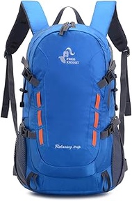 Lightweight 40L Daily Backpack for Cycling Hiking Waterproof Travel Backpack, Blue, 40L（53*33*20cm /