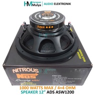 !!Ty1S!! Ads Asw1200 Speaker Subwoofer 12" / 12 Inch Nitrous Nos