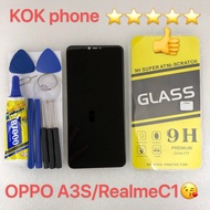 ชุดหน้าจอ Oppo A3S/Realme C1  แถมฟิล์มพร้อมชุดไขควง