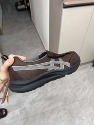 Asics  life walker M010 棕色休閒鞋