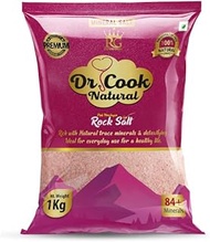 Dr.Cook Natural Pink Himalayan Rock Salt for Cooking for Healthy Skin 1kg