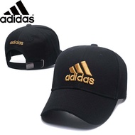 หมวก Classic Fashion Original_Adidas Baseball Cap 100% Cotton Snapback Cap for Men and Women Hats Summer Breathable Sports Casual Caps