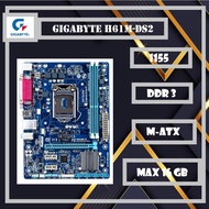 1155/เมนบอร์ดคอมพิวเตอร์/GIGABYTE GA-H61M-DS2/DDR3/GEN2-3