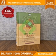 The Noble Quran Arabic Indonesia English A5 [15 x 21cm] ORIGINAL Three Language Quran Quran English 