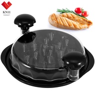 Chicken Shredder with Clear Lid Ergonomic Handle Non-Slip Chicken Breast Shredder Efficient Meat Shr