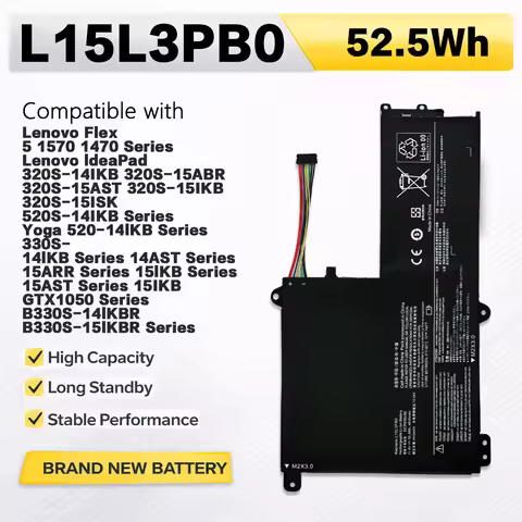 PowerHub L15L3PB0 52Wh Laptop Battery For Lenovo IdeaPad 320S-14IKB 320S-15IKB 330S-14IKB 330S-15IKB
