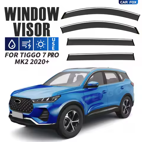 For Chery Tiggo 7 PRO 2020+ Car Window Visor Awning Shelters Windshield Side Window Rain Sun Shade A