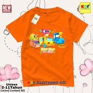 KSF - Latest Children's T-Shirt HOP HOP OWL Ages 2-11T Made of 30s Combed Cotton