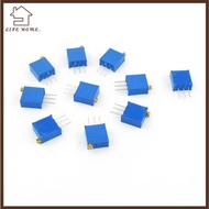 YELGIRL Cermet Potentiometer, Pot 3296W-104, Wide Application Trimmer Variable Resistors 100K Ohm