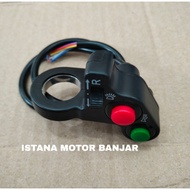 TOMBOL Switch Kiri PLUS Domino handlebar on-off switch domino switch 3 buttons UNIVERSAL