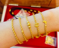 KMDGold สร้อยข้อมือทอง1สลึง สินค้าขายได้จำนำได้ พร้อมใบรับประกัน