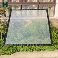 [Homyl] Patio Plant Canopy Protect Sunshade Plastic Cover Net Mesh Transparent 1x1m