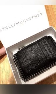 Stella McCartney Black Suede Wallet