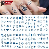 RL Small Pattern Herbal Tattoo Sticker Finger Cochlear Tattoo Sticker Waterproof Long Lasting Body A