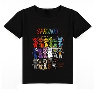 2026 E-commerce Children's Clothing Sprunki Casual Fashion Short-Sleeved T-Shirt Y1028COD L8EY