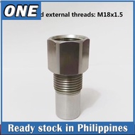 M18x1.5 Stainless Steel O2 Sensor Adapter Extension with Filter Car Modification Accessories