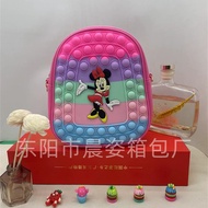 Balo Kỳ Lân Pop It Fidget Spinner Ví Pop It Bag Đồ Chơi Giảm Căng Thẳng Thú Vị Chống Nước Cho Bé Gái