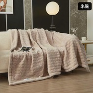 Imported high-quality mink blanket, 4kg fur blanket with luxury bag (real photo) NEW