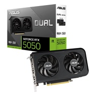 ASUS DUAL-RTX5050-O8G GeForce RTX 5050 OC 8GB GDDR6 Graphics Card PCIe 5.0 HDMI DP GPU