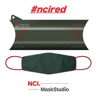 NCI MaskStudio 4D韓式醫用口罩/ 深思熟綠/ 7入/盒