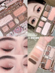 Palettes Eyeshadow Matte Shimmer Earth Tone เซ็ตอายแชโดว์ผสมหลายเฉดสีสำหรับฤดูใบไม้ร่วงและฤดูหนาวสำห