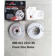 RaceSport 0004212312 RS Front Disc Rotor (Racing) Mercedes W238 W205 W213 W253 (depan)