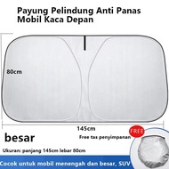 ZACRO Car Windshield Anti-Heat Protective Umbrella / car front sunshade / Open size 145x80cm tru-63