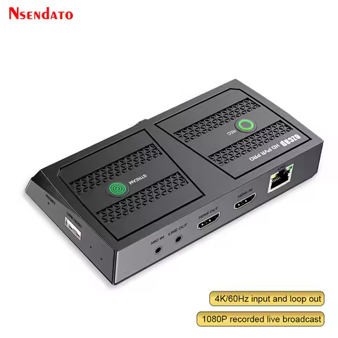 Ezcap 350 HD PVR Pro 4k 60fps HDMI Video Capture Card 1080p 60fps HDMI Video Recorder Box For Live S